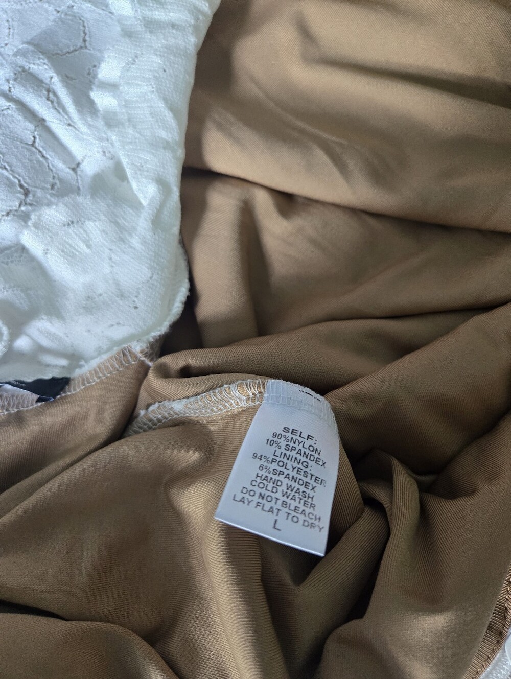 JLUXLABEL | White Amara Mock Neck Maxi Dress Size L - Picture 9 of 9
